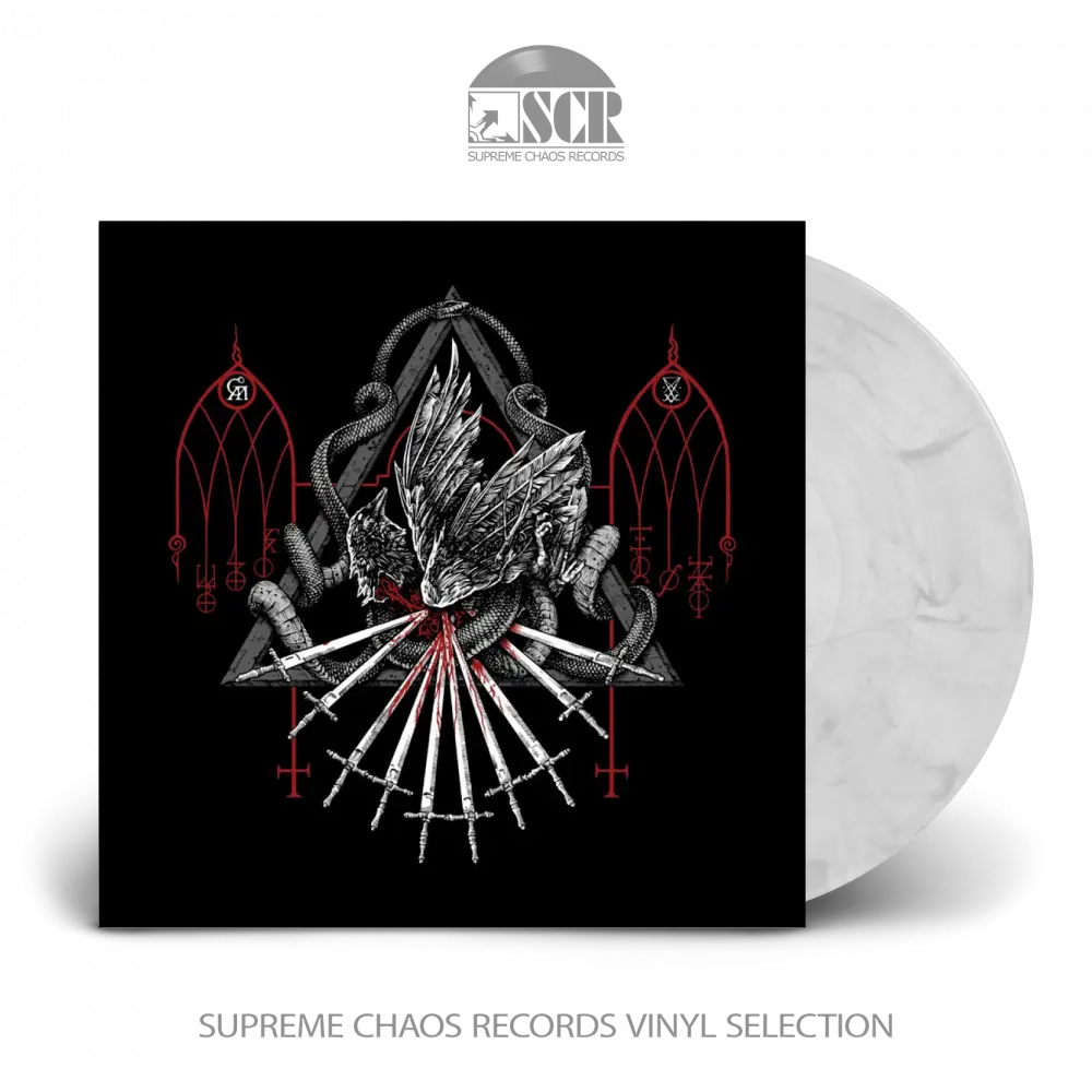 GOATWHORE · Angels Hung From The Arches Of Heaven | WHITE/BLACK LP (Death Metal/Black Metal Vinyl)