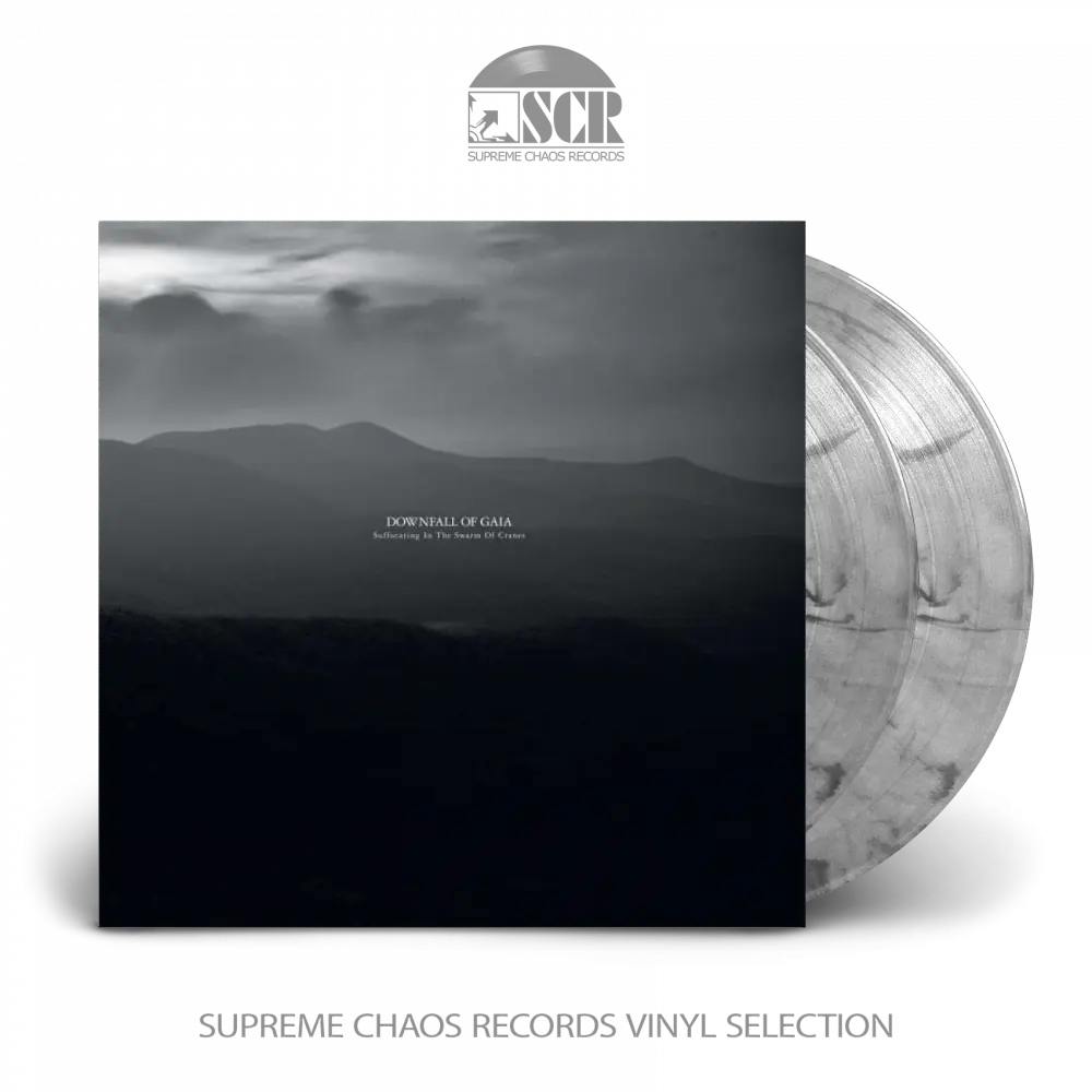 DOWNFALL OF GAIA - Suffocating In The Swarm Of Cranes · CLEAR/BLACK DLP