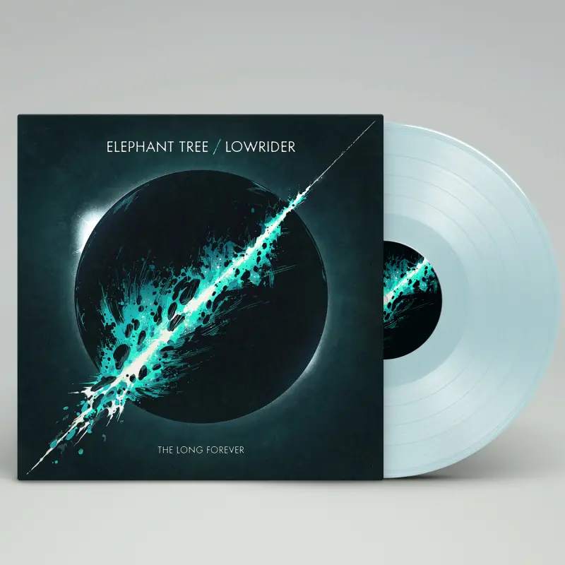 ELEPHANT TREE / LOWRIDER - The Long Forever · ICE BLUE LP