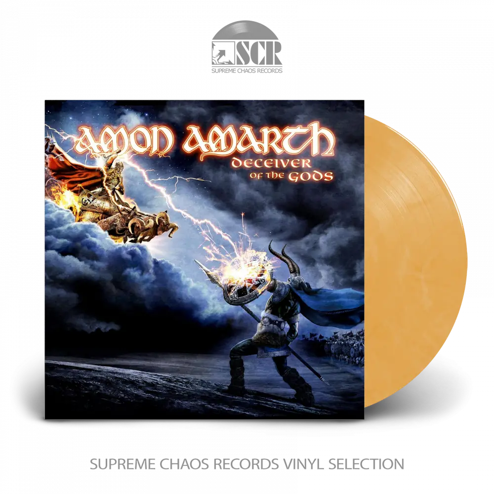 AMON AMARTH - Deceiver Of The Gods · BEIGE/RED LP AMON AMARTH - Deceiver Of The Gods · BEIGE/RED LP (Death Metal Vinyl)
