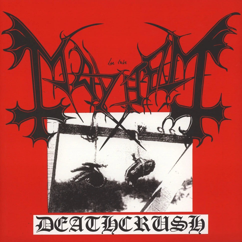 MAYHEM · Deathcrush | BLACK LP (Black Metal Vinyl) · Picture 1