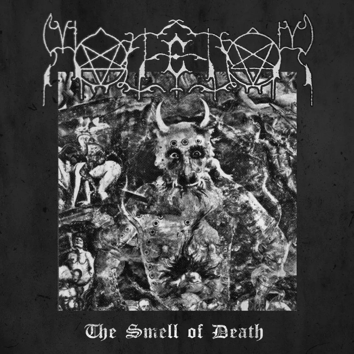 MALFEITOR · The Smell Of Death | GREY/BLACK MARBLED LP (Black Metal Vinyl) · Picture 1