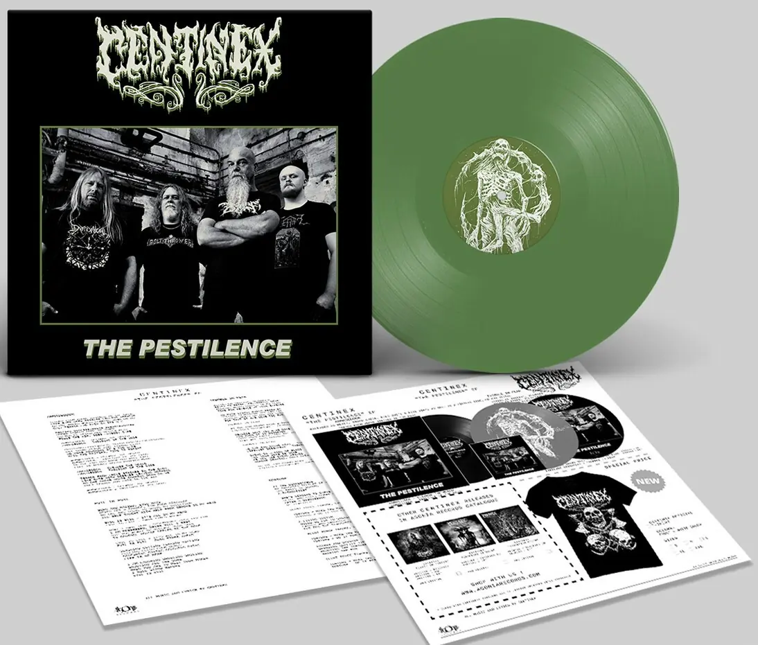 CENTINEX · The Pestilence | MILITARY GREEN LP CENTINEX · The Pestilence | MILITARY GREEN LP (Death Metal Vinyl)