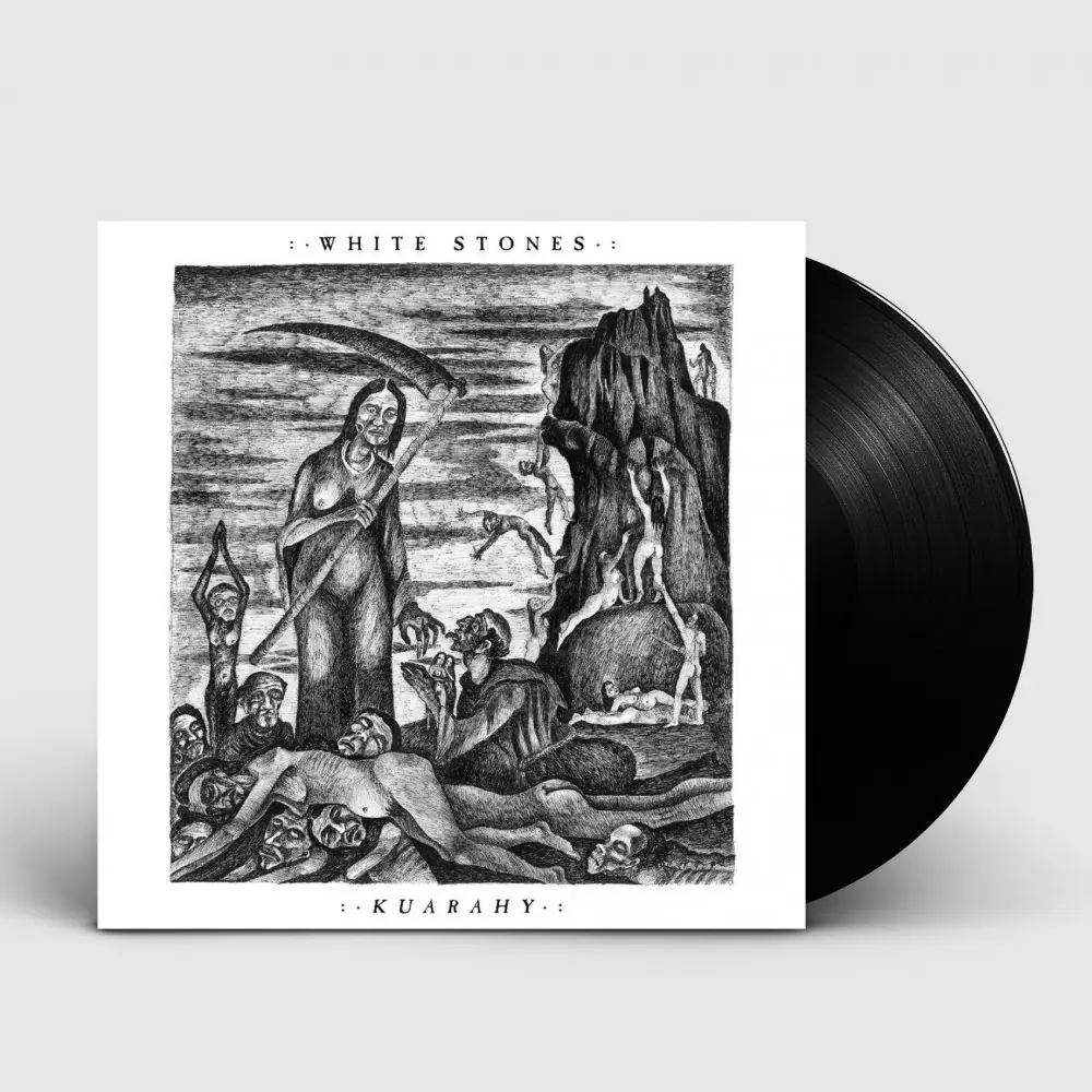 WHITE STONES · Kuarahy | BLACK LP WHITE STONES · Kuarahy | BLACK LP (Death Metal Vinyl)