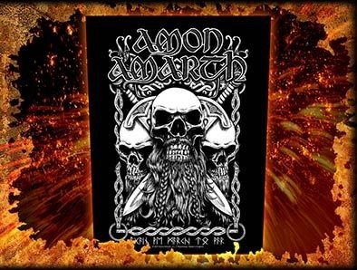 AMON AMARTH - Bearded Skulls · BACKPATCH PATCH AMON AMARTH - Bearded Skulls · BACKPATCH PATCH (Death Metal Others)