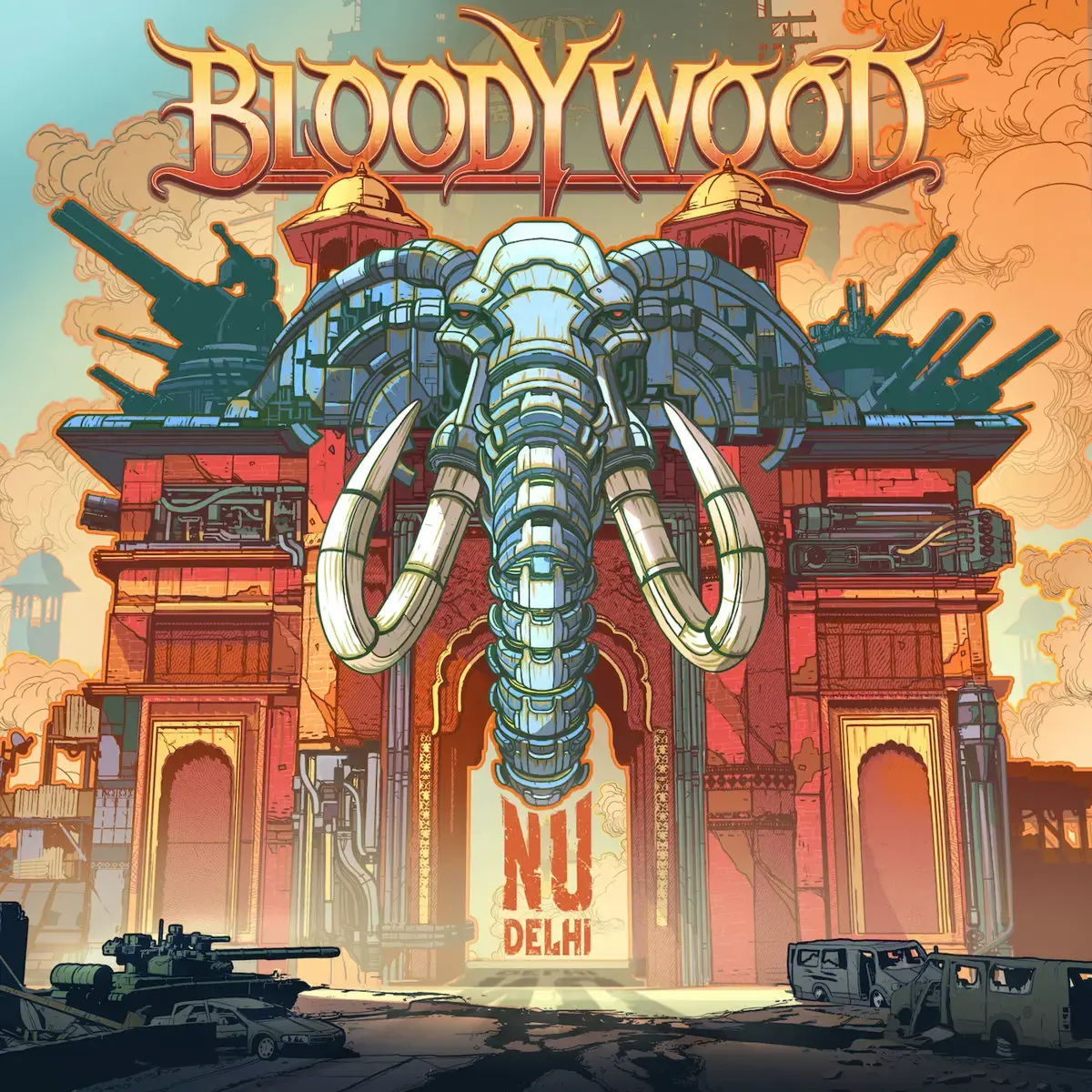 BLOODYWOOD - Nu Delhi · WHITE LP · Picture 1 BLOODYWOOD - Nu Delhi · WHITE LP (Heavy Metal Vinyl) · Picture 1