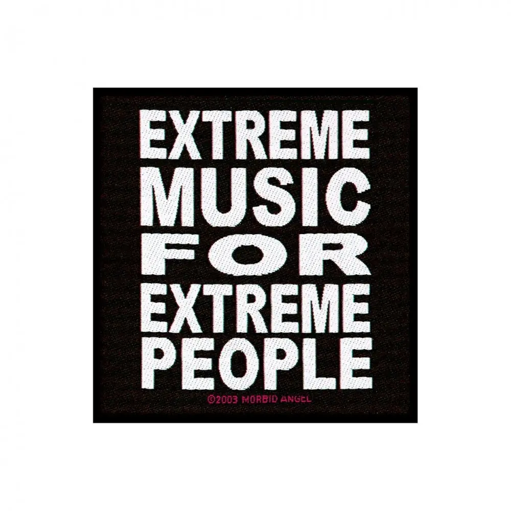 MORBID ANGEL · Extreme Music For Extreme People | PATCH MORBID ANGEL · Extreme Music For Extreme People | PATCH (Death Metal Others)