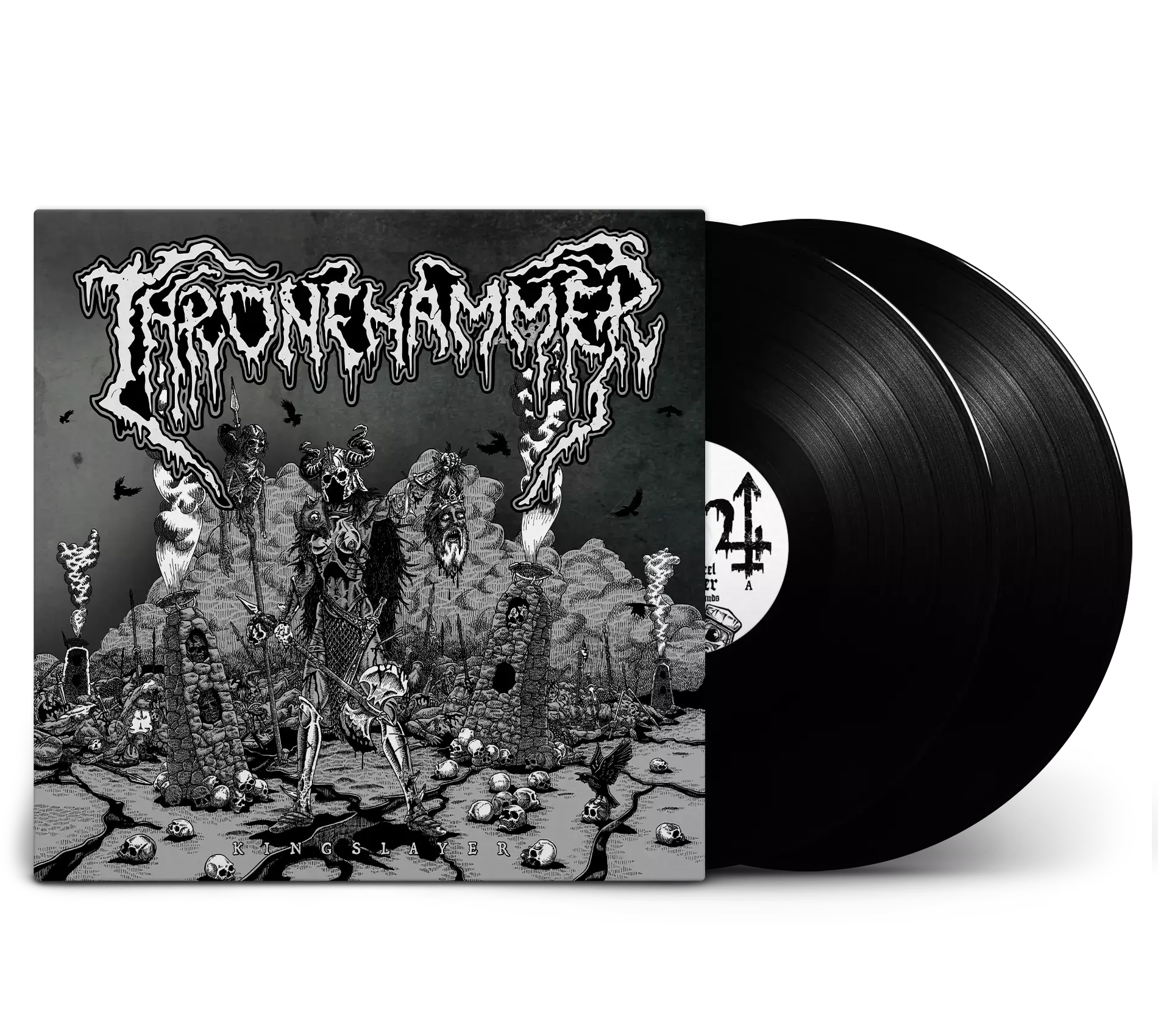THRONEHAMMER · Kingslayer | BLACK 2LP THRONEHAMMER · Kingslayer | BLACK 2LP (Doom Metal/Epic Metal/Death Metal Vinyl)