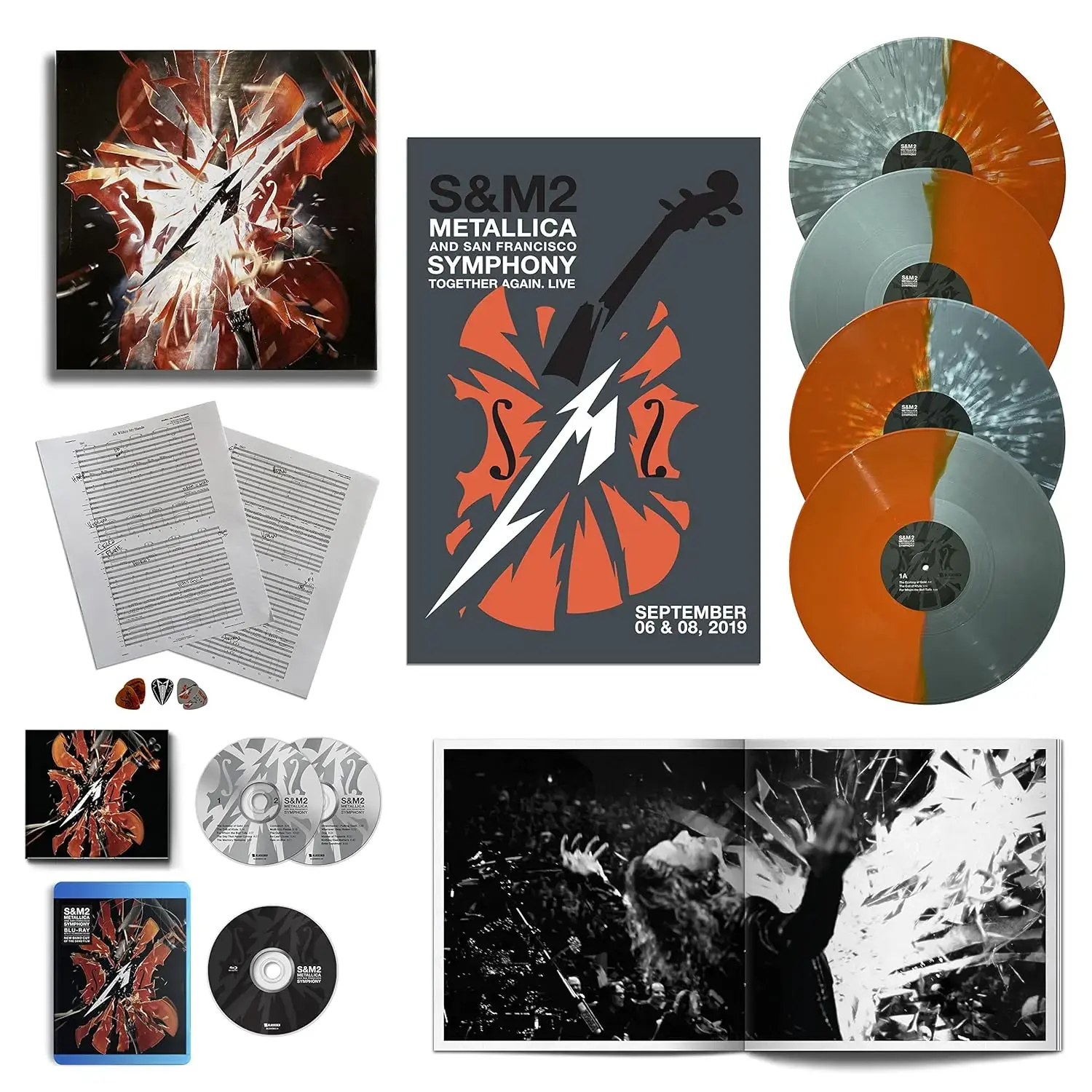 METALLICA · S&M2 | 4-LP/2-CD/BLU-RAY BOX SET METALLICA · S&M2 | 4-LP/2-CD/BLU-RAY BOX SET (Heavy Metal Vinyl)