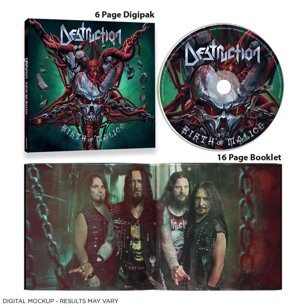 DESTRUCTION · Birth of Malice | DIGIPAK CD · Picture 1 DESTRUCTION · Birth of Malice | DIGIPAK CD (Thrash Metal CDs) · Picture 1