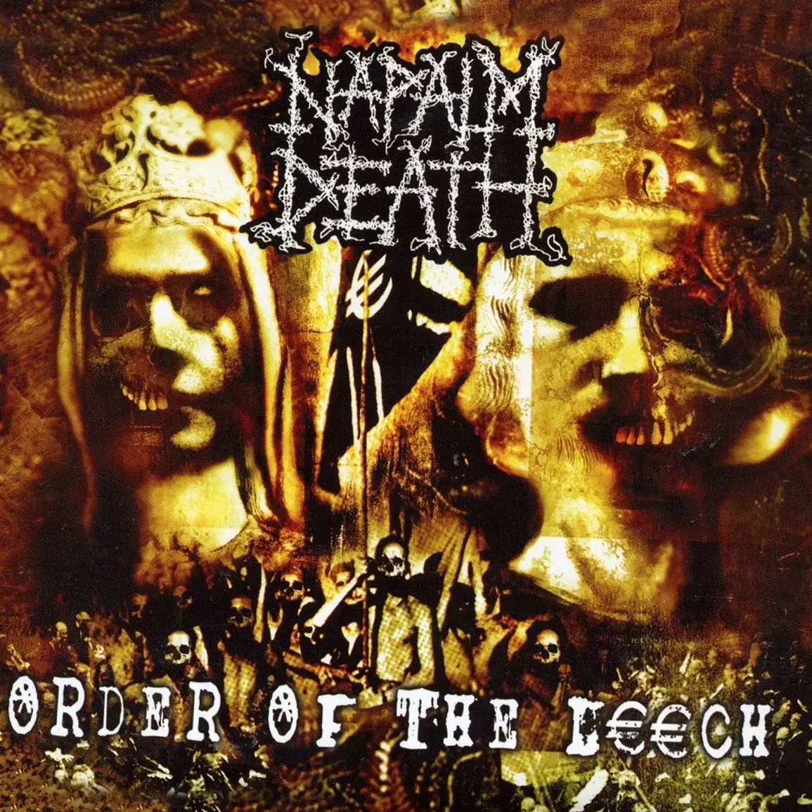 NAPALM DEATH - Order Of The Leech · BLACK LP (Grindcore/Death Metal Vinyl) · Picture 1