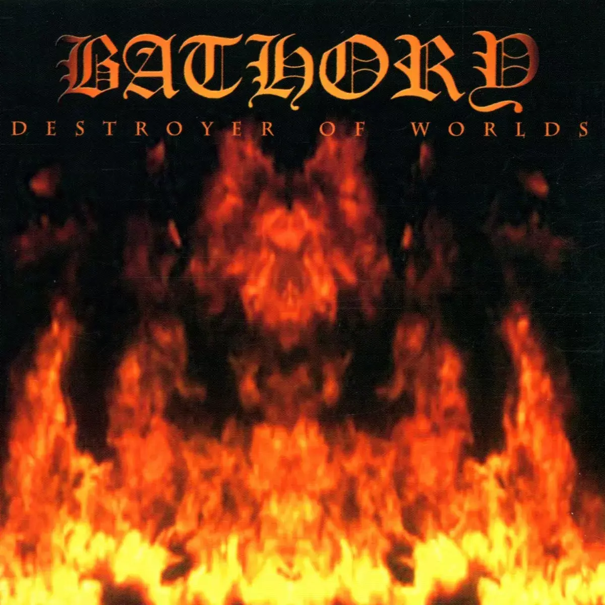 BATHORY - Destroyer Of Worlds · BLACK 2LP · Picture 1 BATHORY - Destroyer Of Worlds · BLACK 2LP (Black Metal Vinyl) · Picture 1