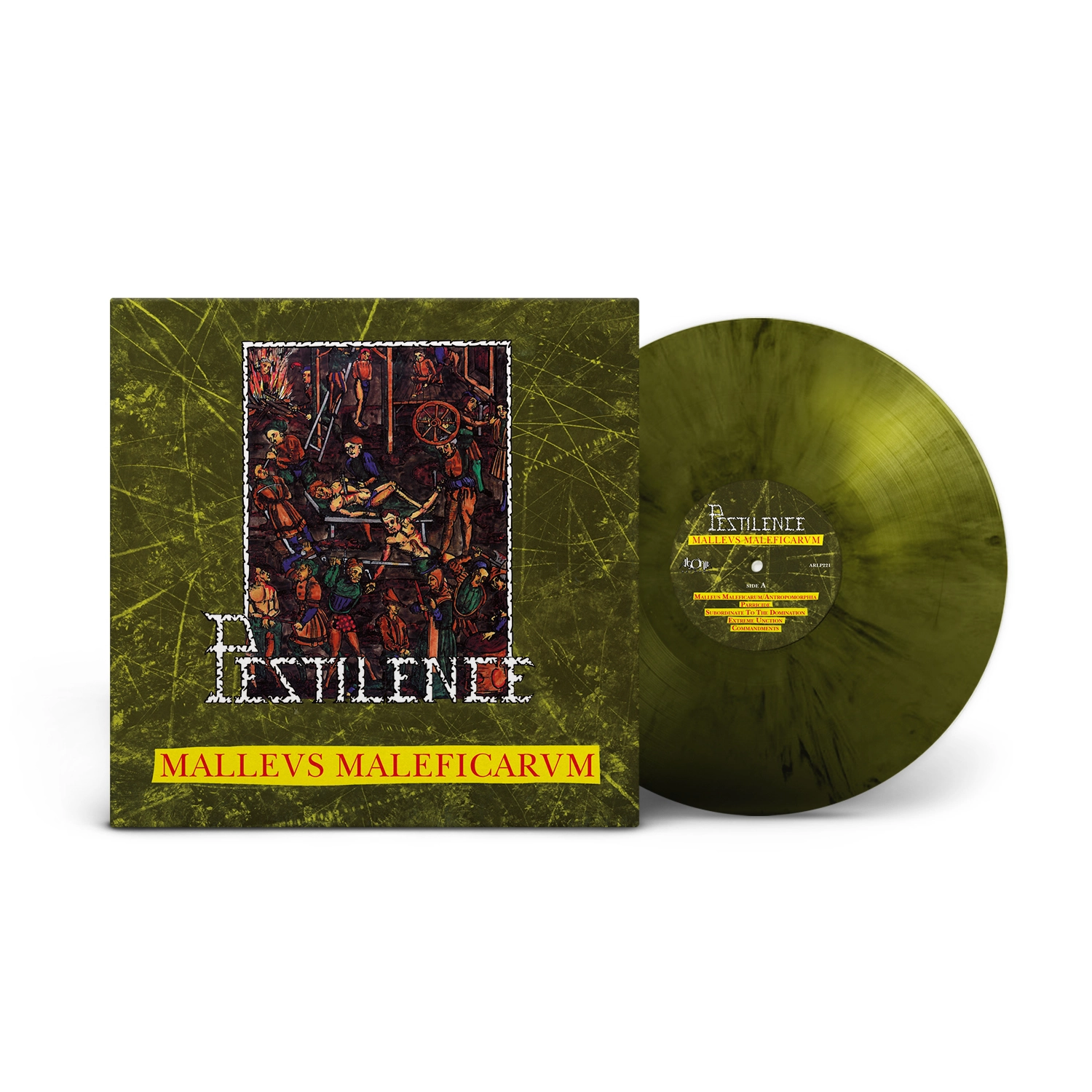 PESTILENCE · Malleus Maleficarum (Re-Release 2023) | GREEN MARBLED LP (Death Metal Vinyl)