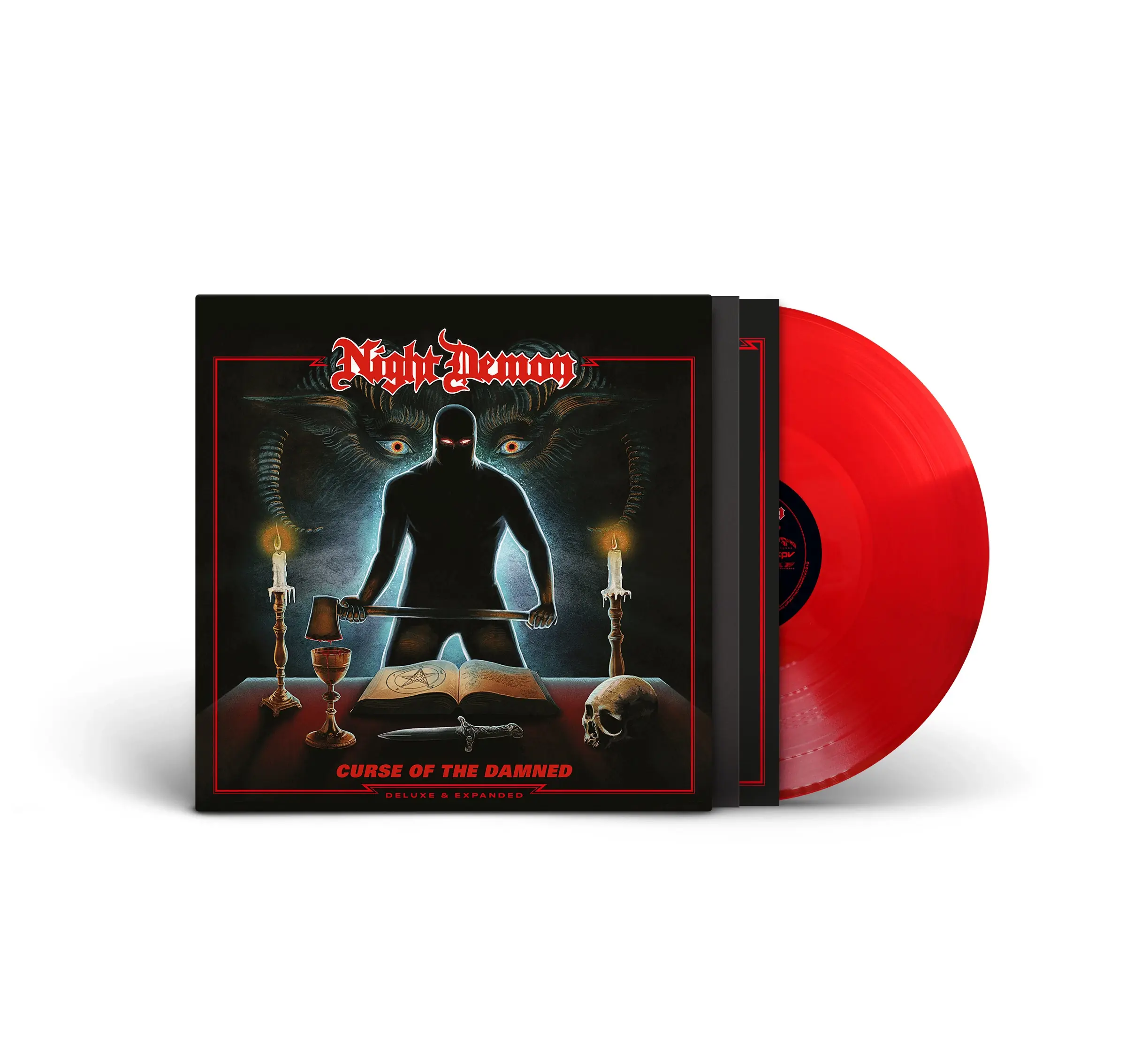 NIGHT DEMON · Curse Of The Damned (Deluxe & Expanded) | RED LP NIGHT DEMON · Curse Of The Damned (Deluxe & Expanded) | RED LP (Heavy Metal Vinyl)