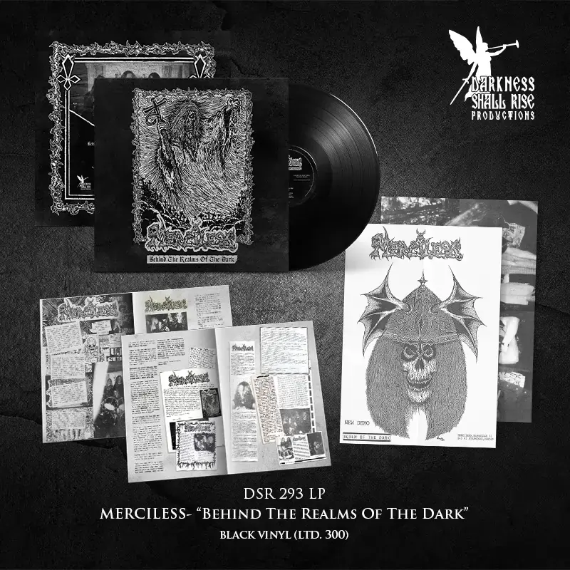 MERCILESS - Behind The Realms Of The Dark · BLACK LP · Picture 2 MERCILESS - Behind The Realms Of The Dark · BLACK LP (Death Metal Vinyl) · Picture 2