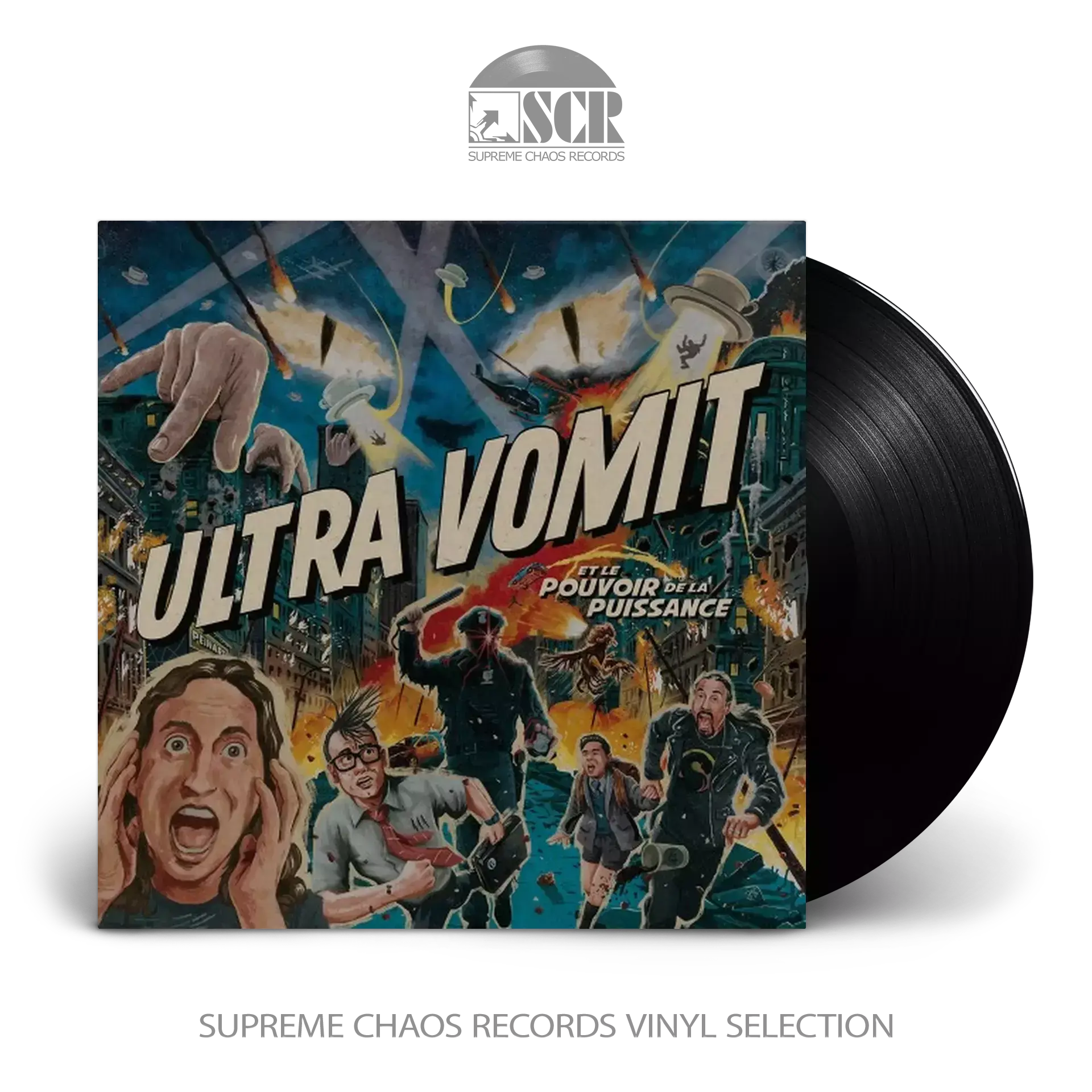 ULTRA VOMIT · Le Pouvoir de la Puissance | BLACK LP ULTRA VOMIT · Le Pouvoir de la Puissance | BLACK LP (Death Metal Vinyl)