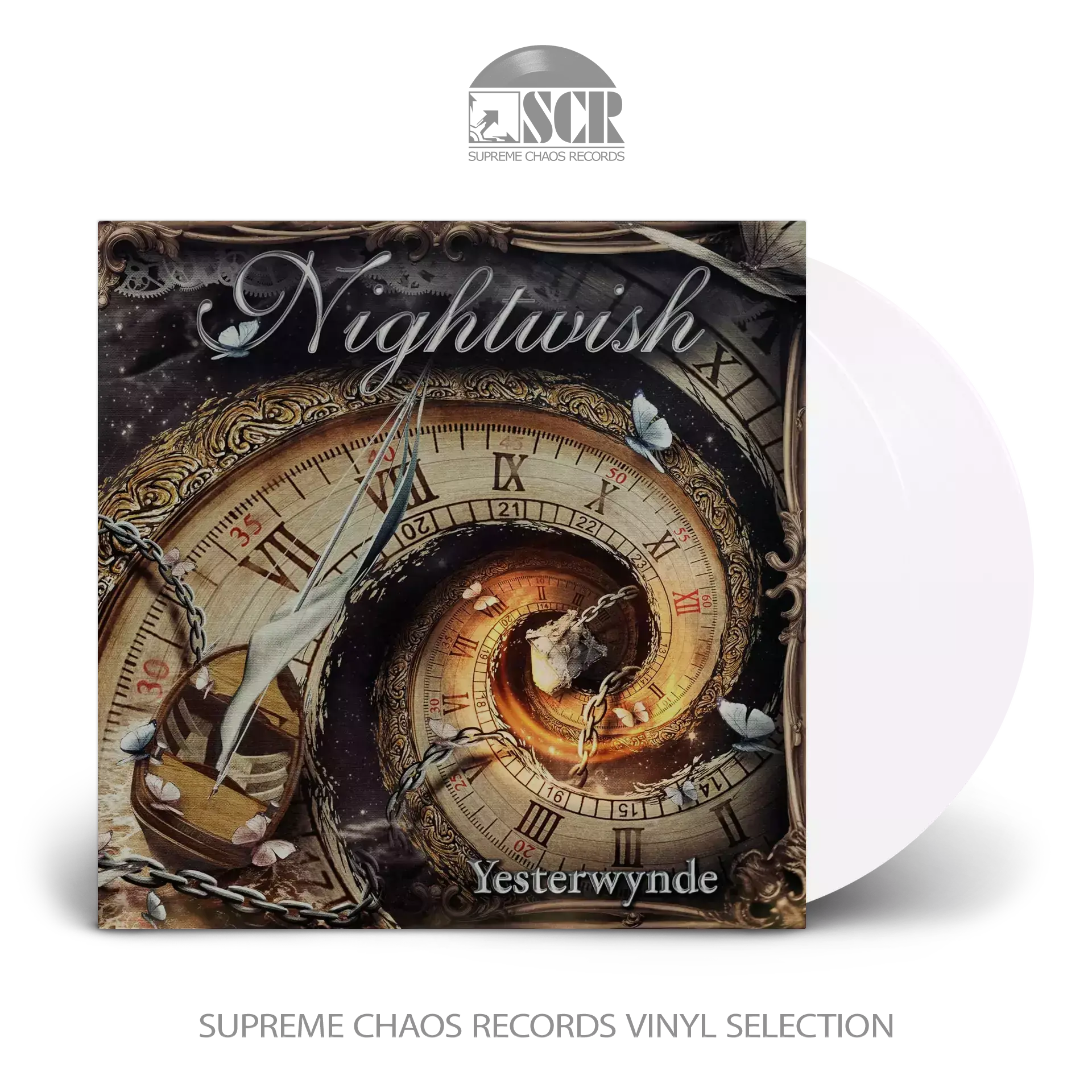NIGHTWISH · Yesterwynde | WHITE 2LP (Symphonic Metal/Heavy Metal Vinyl)