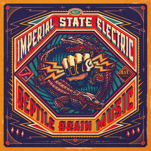 IMPERIAL STATE ELECTRIC · Reptile Brain Music | BLACK LP (Hard Rock Vinyl) · Picture 1