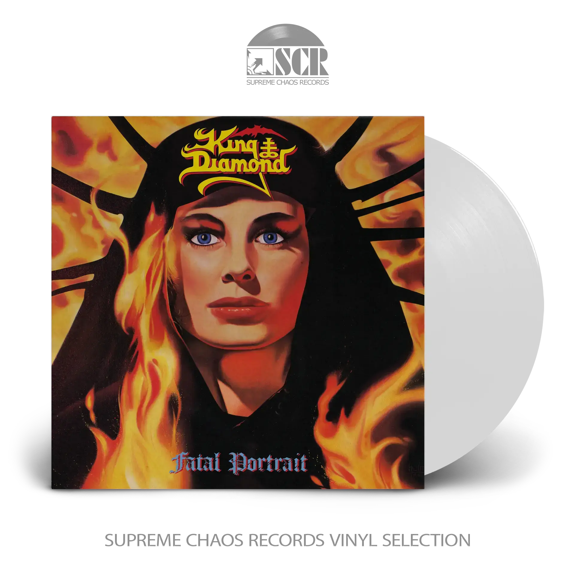 KING DIAMOND · Fatal Portrait | WHITE LP KING DIAMOND · Fatal Portrait | WHITE LP (Heavy Metal Vinyl)