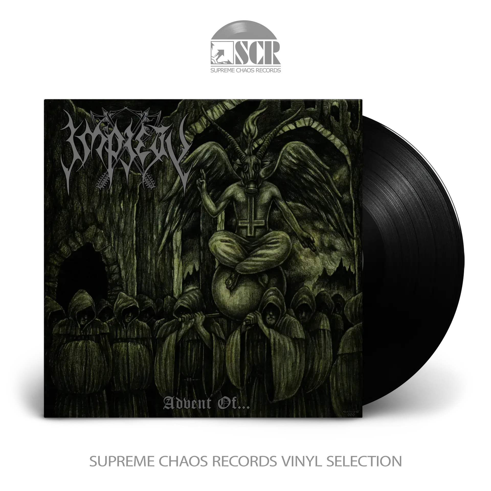 IMPIETY · Advent Of The Nuclear Baphomet | BLACK LP IMPIETY · Advent Of The Nuclear Baphomet | BLACK LP (Black Metal Vinyl)