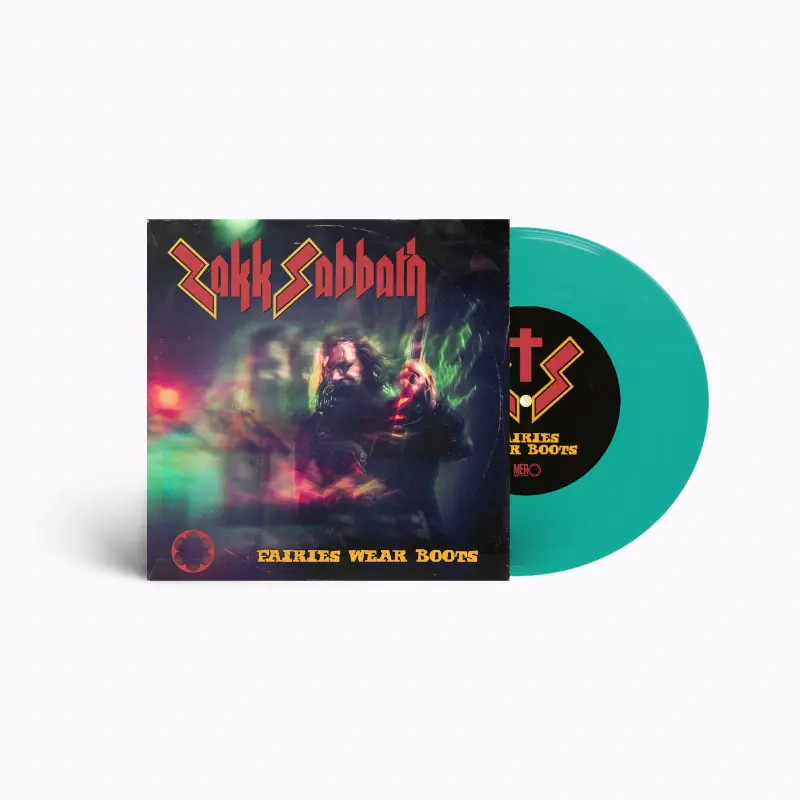 ZAKK SABBATH - Fairies Wear Boots · MINT GREEN 7" EP