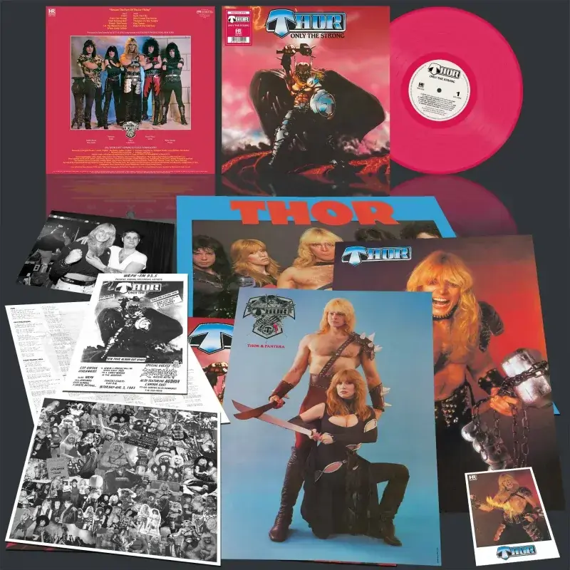 THOR - Only The Strong · MAGENTA LP (Heavy Metal Vinyl) · Bild 2