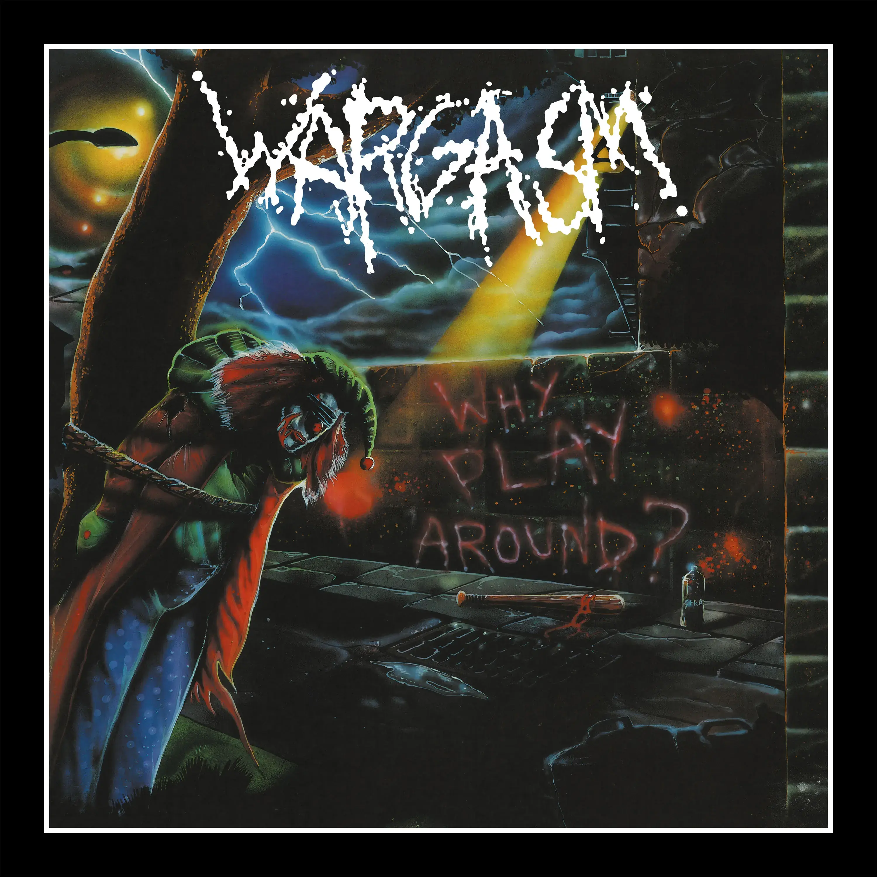 WARGASM · Why Play Around? | BLACK/BLUE LP (Thrash Metal Vinyl) · Picture 1