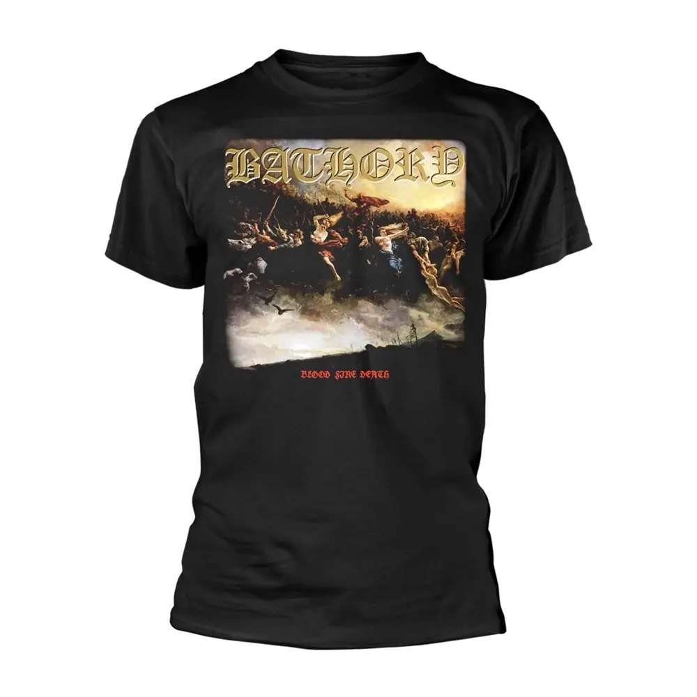 BATHORY · Blood Fire Death | T-SHIRT BATHORY · Blood Fire Death | T-SHIRT (Black Metal Clothes)