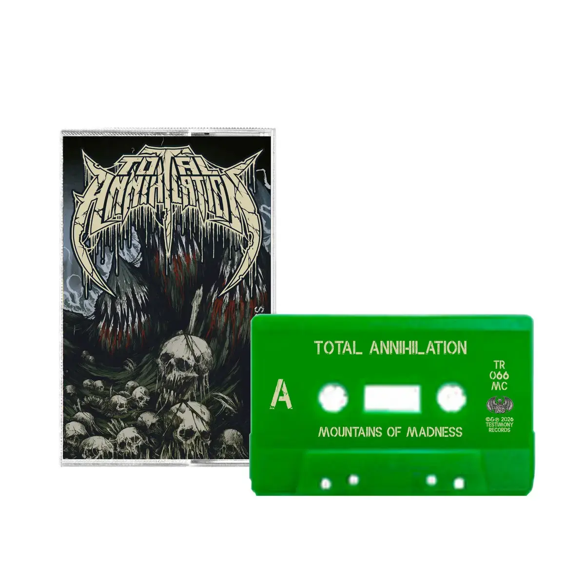 TOTAL ANNIHILATION · Mountains Of Madness | GREEN TAPE TOTAL ANNIHILATION · Mountains Of Madness | GREEN TAPE (Death Metal Tapes)