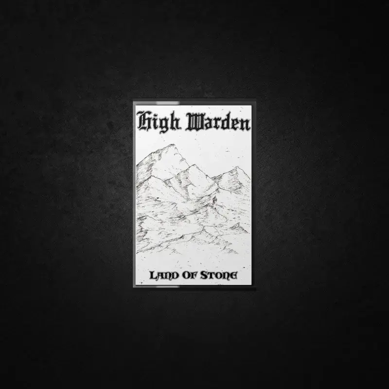 HIGH WARDEN - Land of Stone · WHITE TAPE (Doom Metal/Epic Metal/Heavy Metal Tapes)