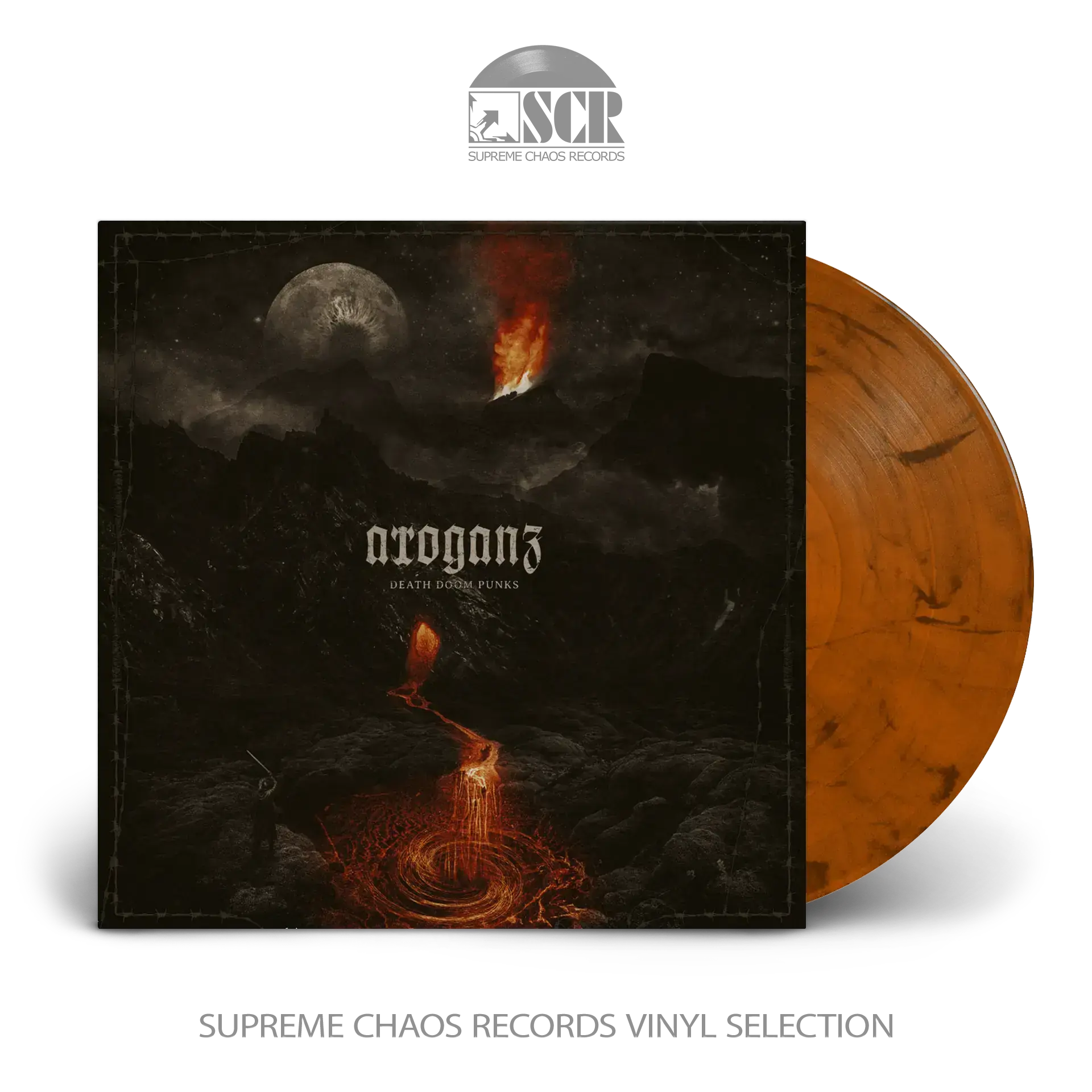 ARROGANZ · Death Doom Punks | ORANGE/BLACK GALAXY LP (Death Metal Vinyl)