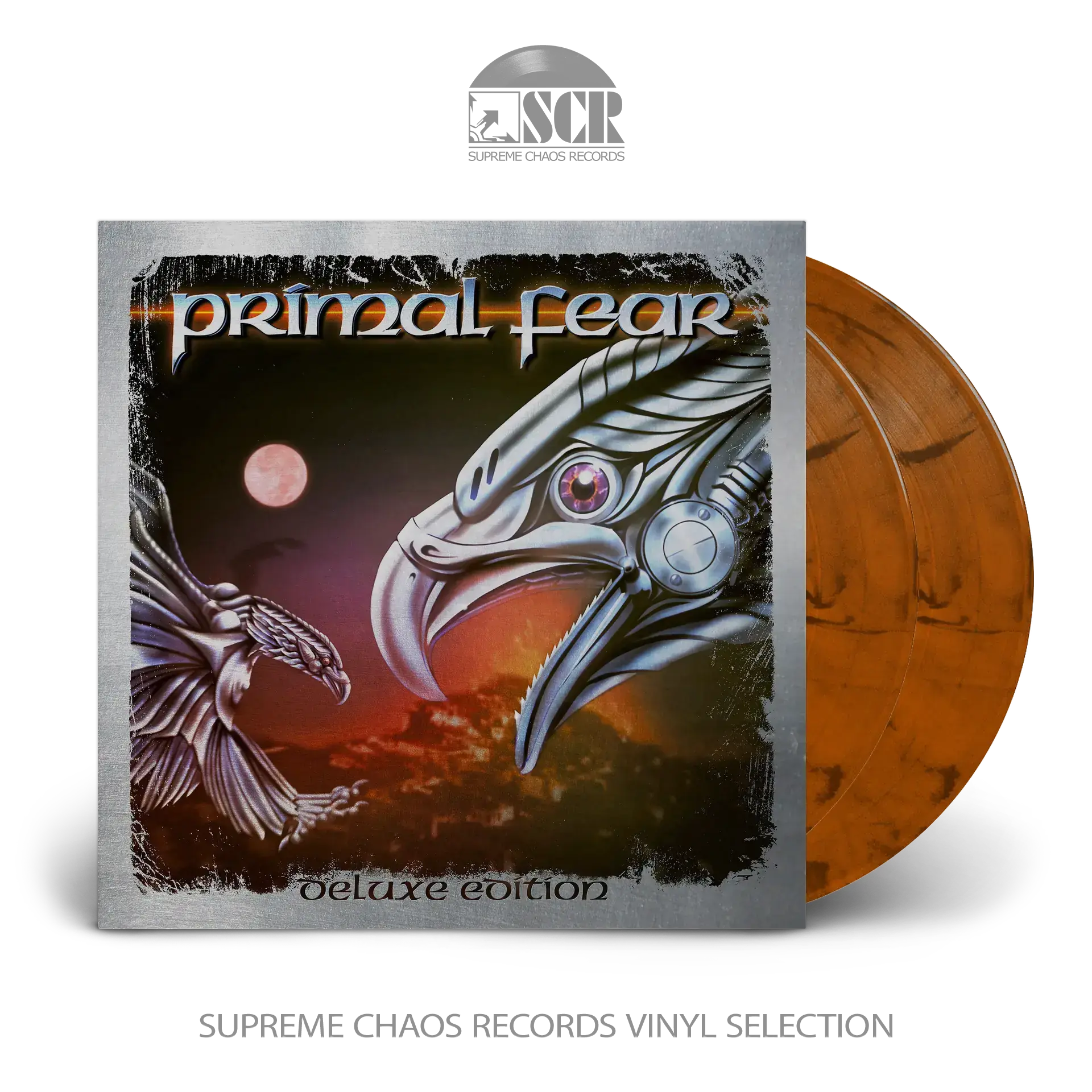 PRIMAL FEAR · Primal Fear (Deluxe Edition) | ORANGE/BLACK 2LP PRIMAL FEAR · Primal Fear (Deluxe Edition) | ORANGE/BLACK 2LP (Heavy Metal Vinyl)