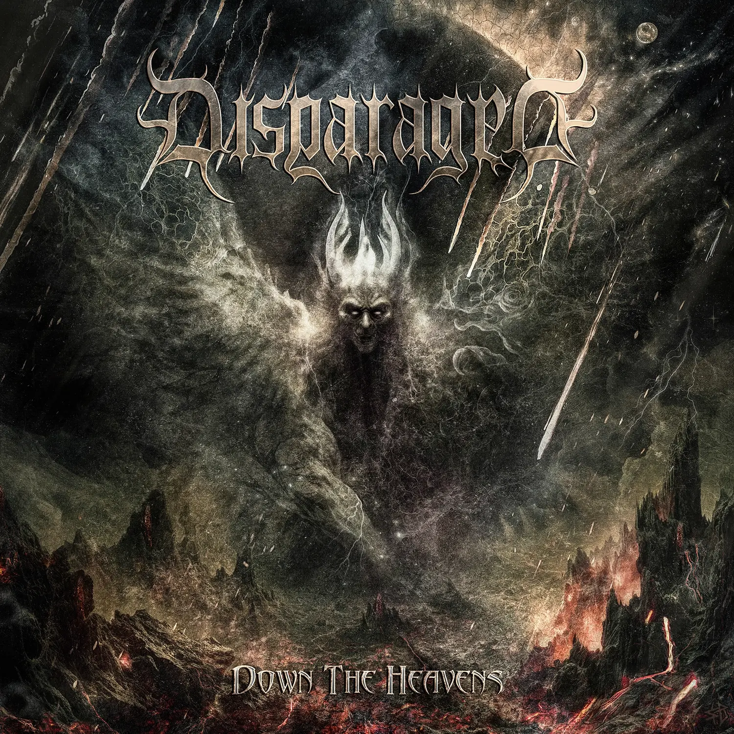 DISPARAGED · Down The Heavens | BLACK 2LP · Picture 1 DISPARAGED · Down The Heavens | BLACK 2LP (Death Metal Vinyl) · Picture 1