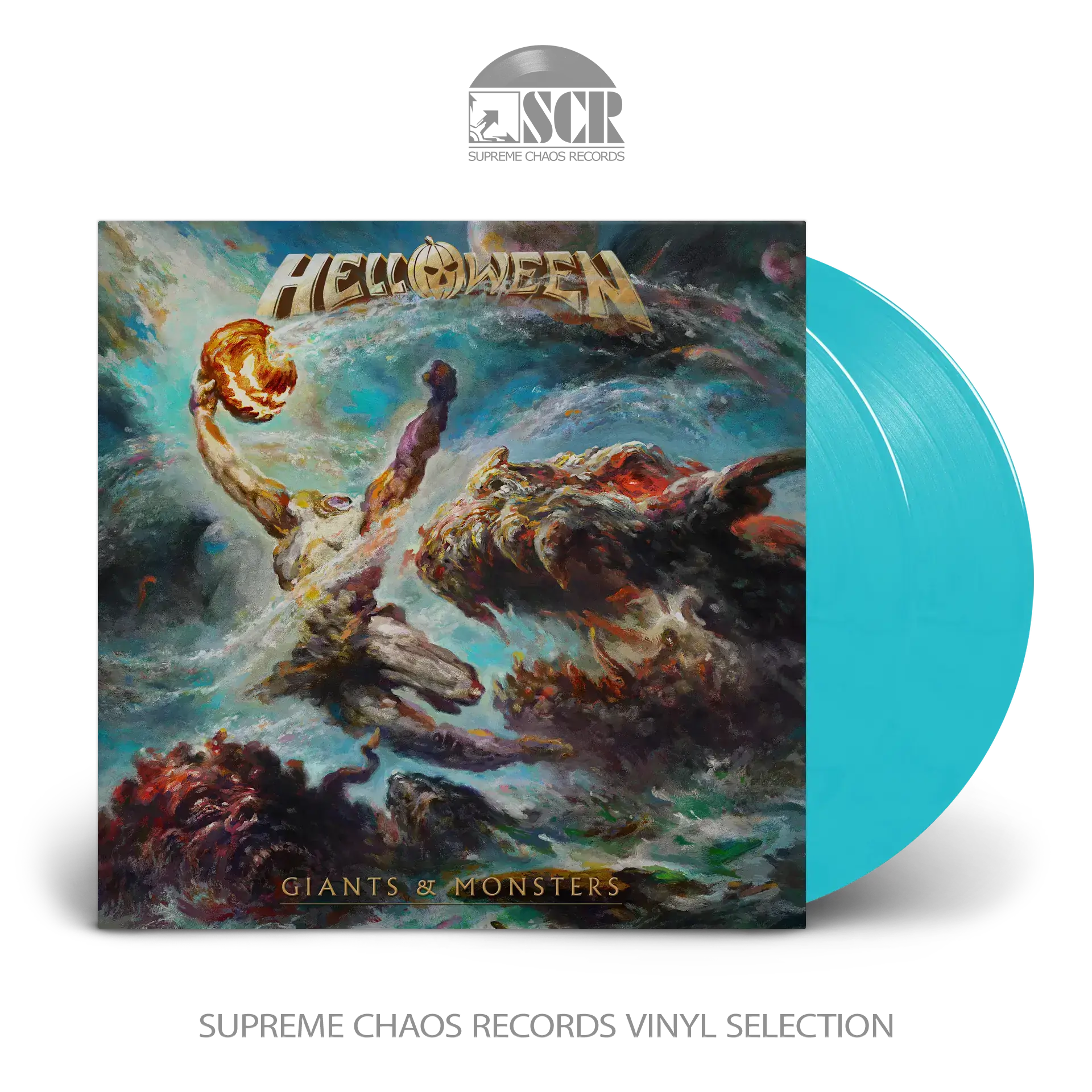 HELLOWEEN - Giants & Monsters · LIGHT BLUE 2LP (Heavy Metal Vinyl)