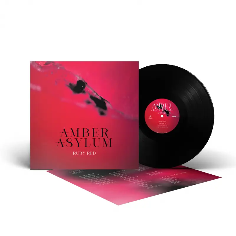 AMBER ASYLUM - Ruby Red · BLACK LP