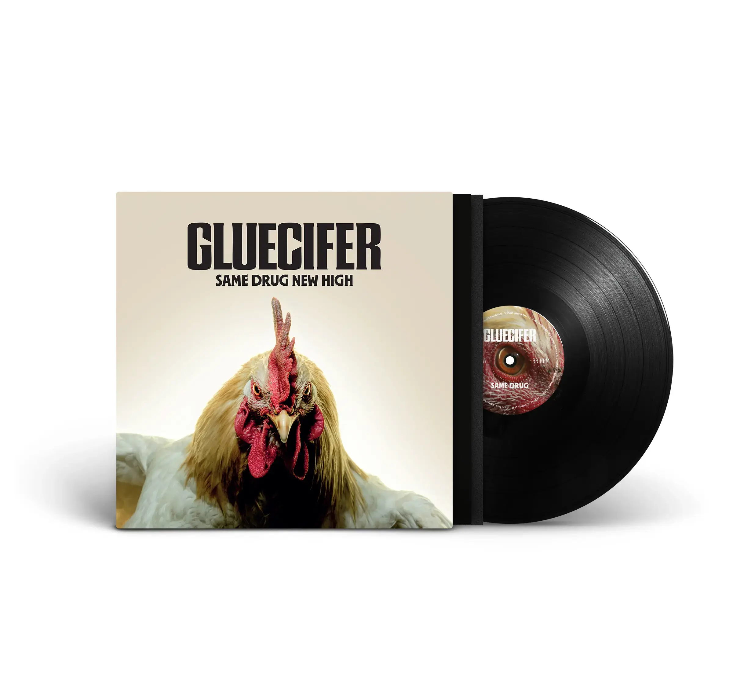 GLUECIFER · Same Drug New High | BLACK LP · Picture 2 GLUECIFER · Same Drug New High | BLACK LP (Hard Rock Vinyl) · Picture 2