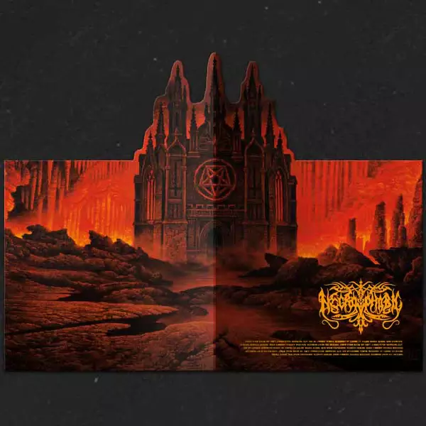 NECROPHOBIC · Mark Of The Necrogram (Pop-Up) | ORANGE LP (Death Metal Vinyl) · Picture 1