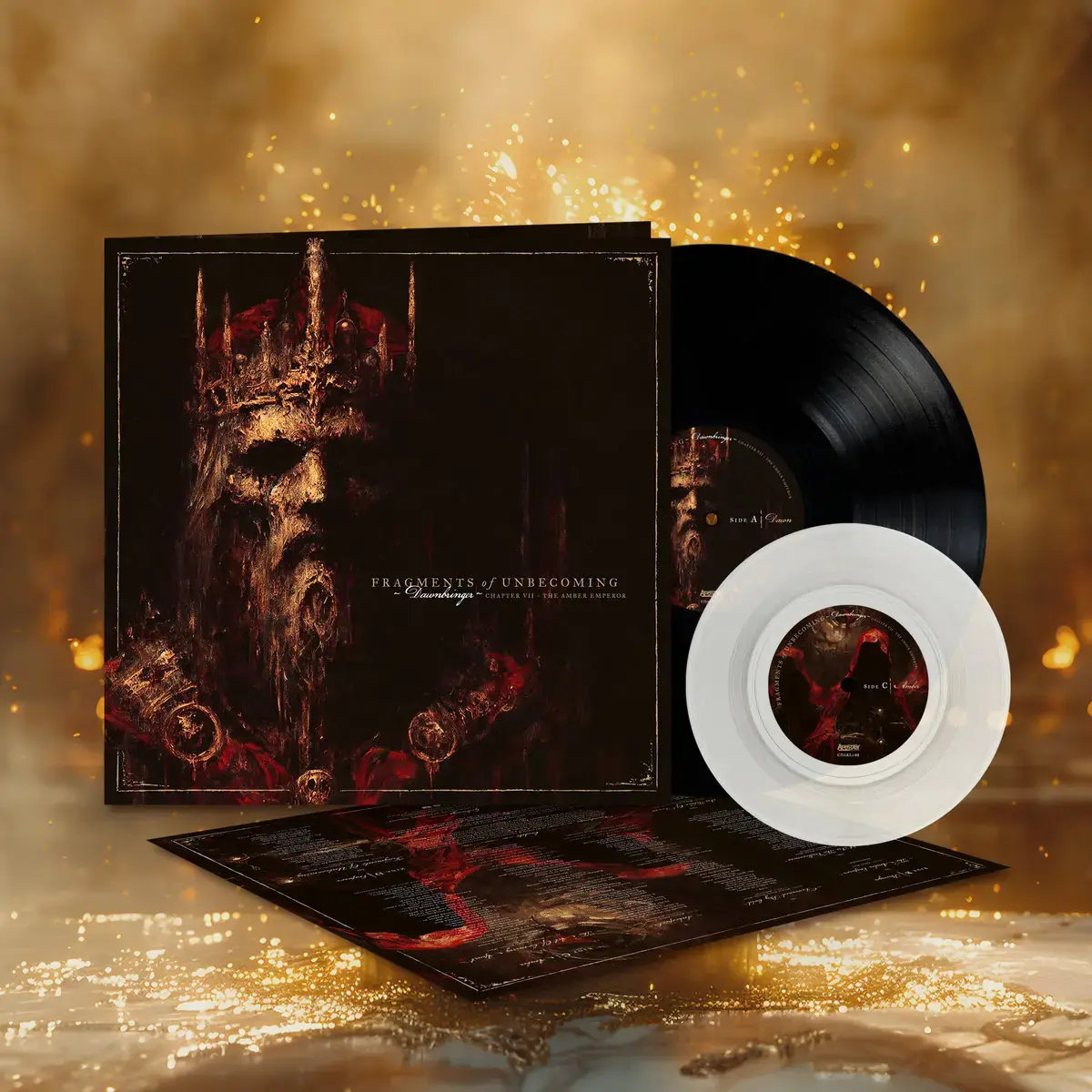 FRAGMENTS OF UNBECOMING - Dawnbringer · BLACK LP+7" · Picture 2 FRAGMENTS OF UNBECOMING - Dawnbringer · BLACK LP+7" (Melodic Death Metal Vinyl) · Picture 2