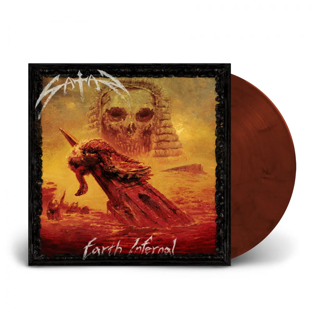 SATAN - Earth Infernal · COPPER BROWN LP (Heavy Metal Vinyl)