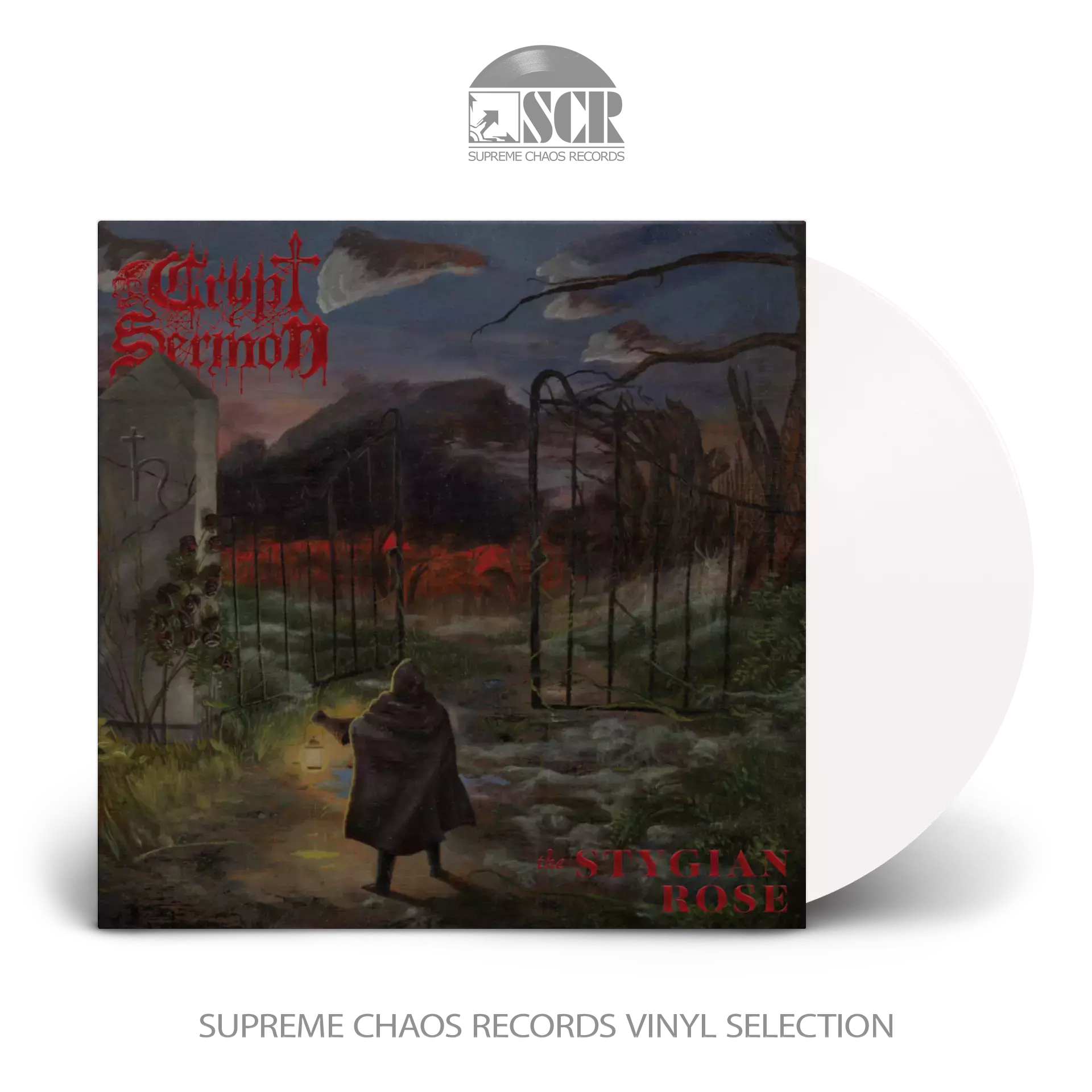 CRYPT SERMON - The Stygian Rose · WHITE LP CRYPT SERMON - The Stygian Rose · WHITE LP (Doom Metal Vinyl)