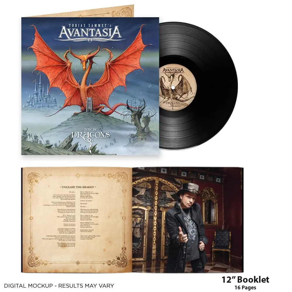 AVANTASIA - Here Be Dragons · BLACK LP