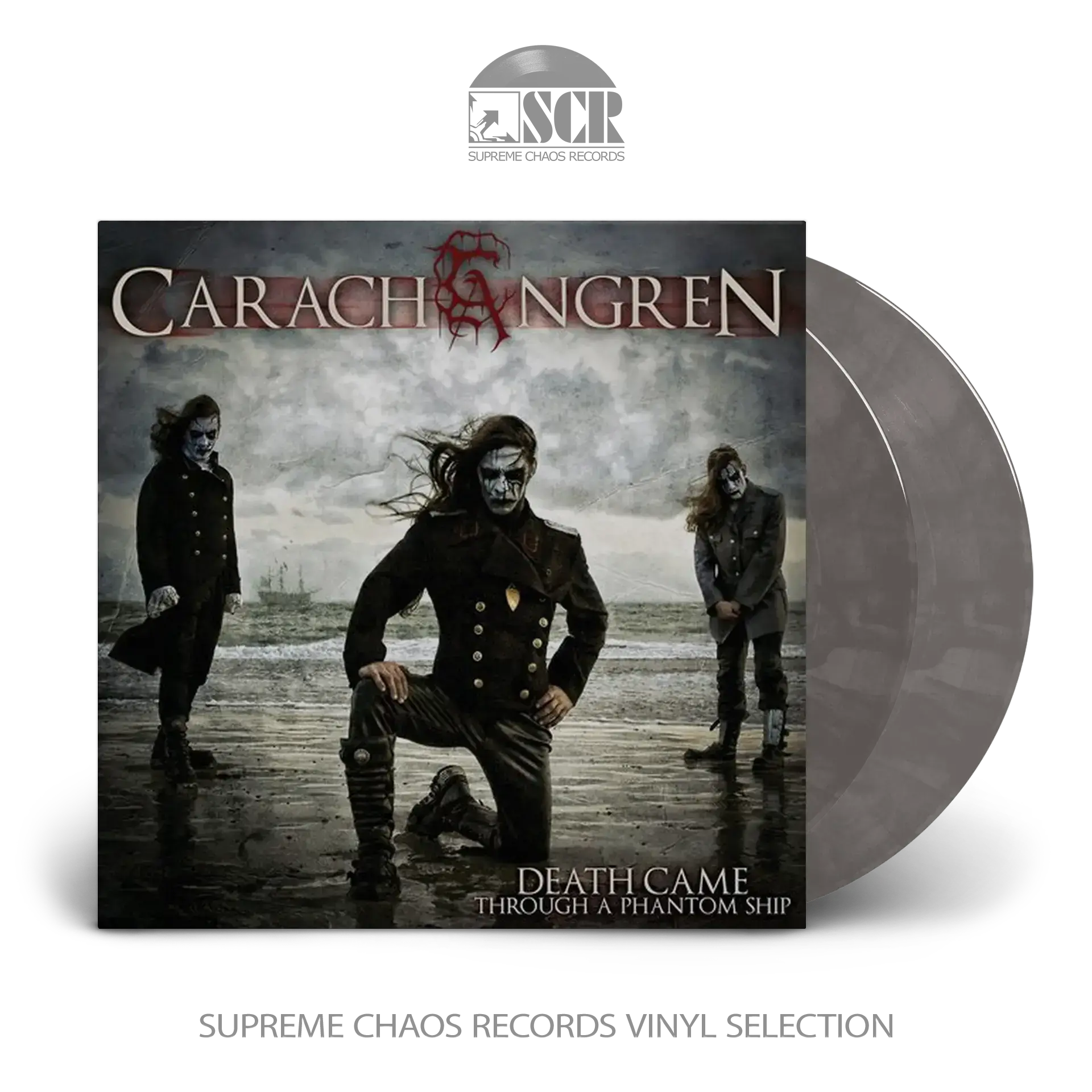 CARACH ANGREN - Death Came Through A Phantom Ship · CLEAR/BLACK MARBLED 2LP CARACH ANGREN - Death Came Through A Phantom Ship · CLEAR/BLACK MARBLED 2LP (Black Metal Vinyl)