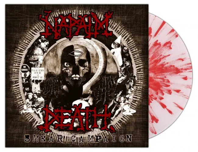 NAPALM DEATH - Smear Campaign · EMP WHITE SPLATTER LP NAPALM DEATH - Smear Campaign · EMP WHITE SPLATTER LP (Grindcore Vinyl)