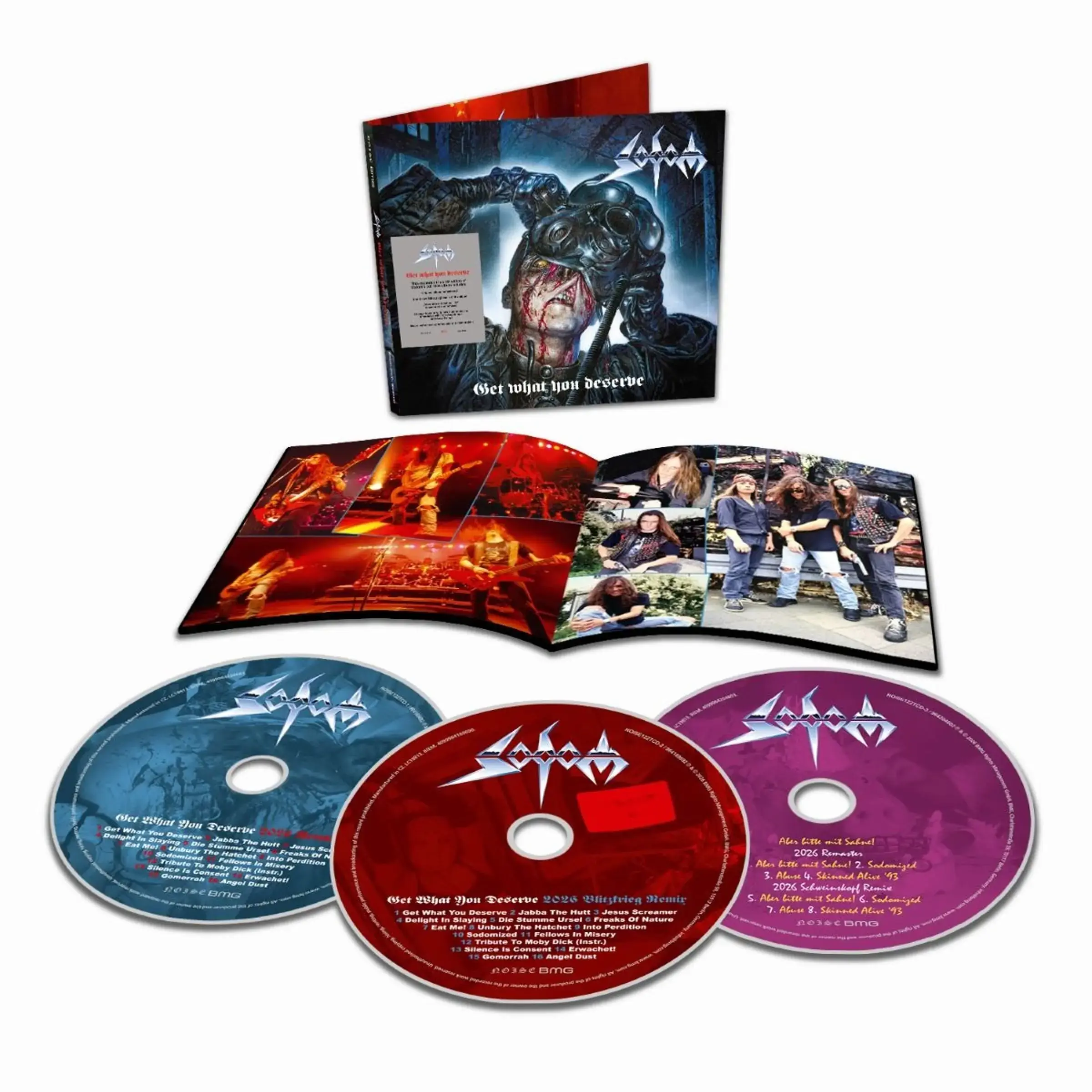 SODOM · Get What You Deserve | 3CD SODOM · Get What You Deserve | 3CD (Thrash Metal CDs)