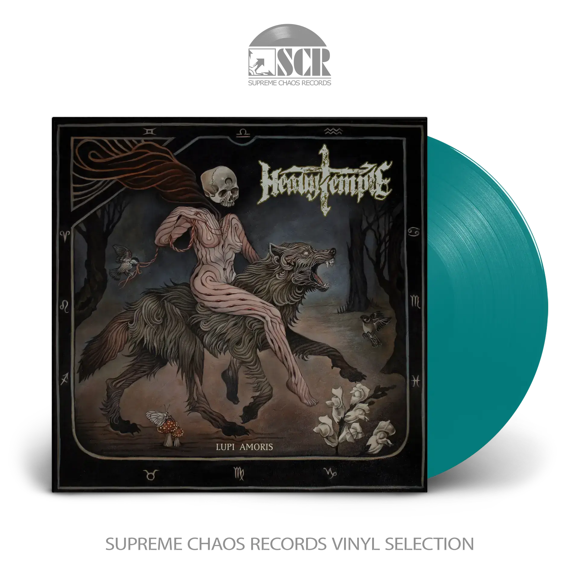 HEAVY TEMPLE · Lupi Amoris | TURQUOISE LP HEAVY TEMPLE · Lupi Amoris | TURQUOISE LP (Stoner Rock/Doom Metal/Heavy Metal Vinyl)