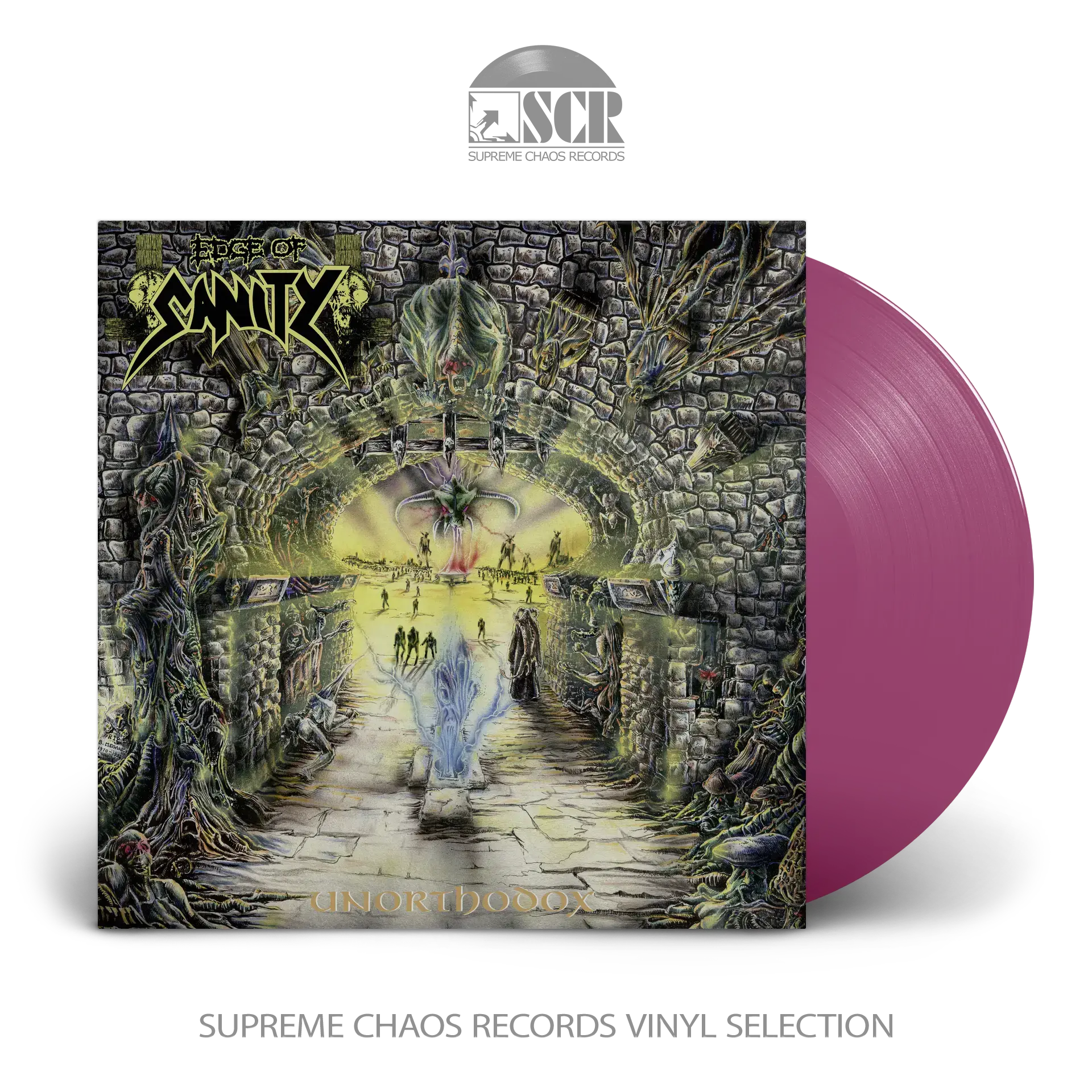 EDGE OF SANITY - Unorthodox (Re-Release) · TRANSPARENT MAGENTA LP (Death Metal Vinyl)