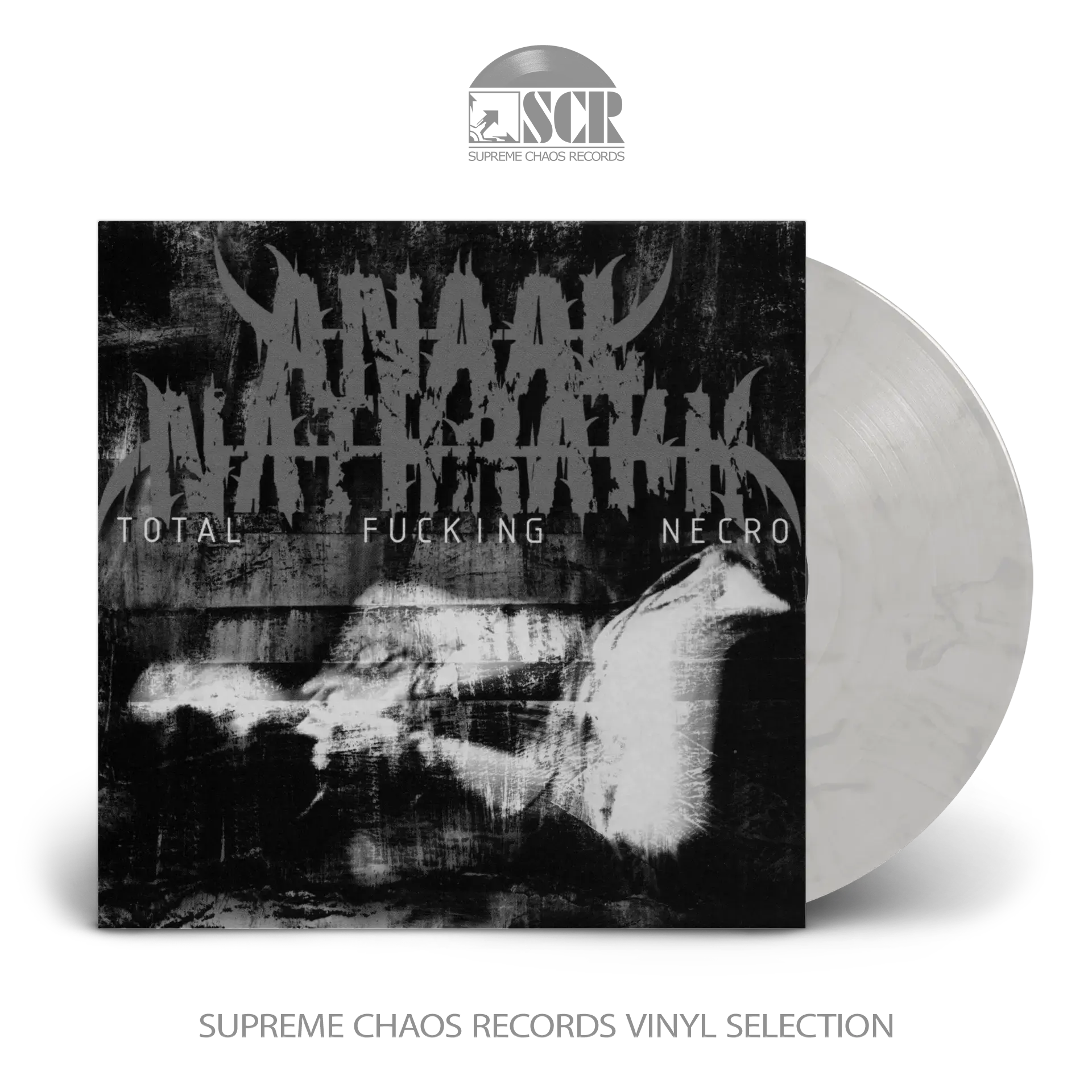 ANAAL NATHRAKH · Total Fucking Necro | WHITE/BLACK LP (Death Metal Vinyl)