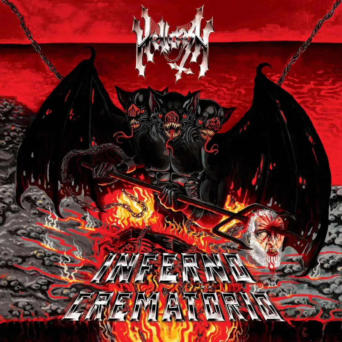 HELLCRASH - Inferno Crematörio · BLACK LP · Picture 1 HELLCRASH - Inferno Crematörio · BLACK LP (Speed Metal/Thrash Metal Vinyl) · Picture 1