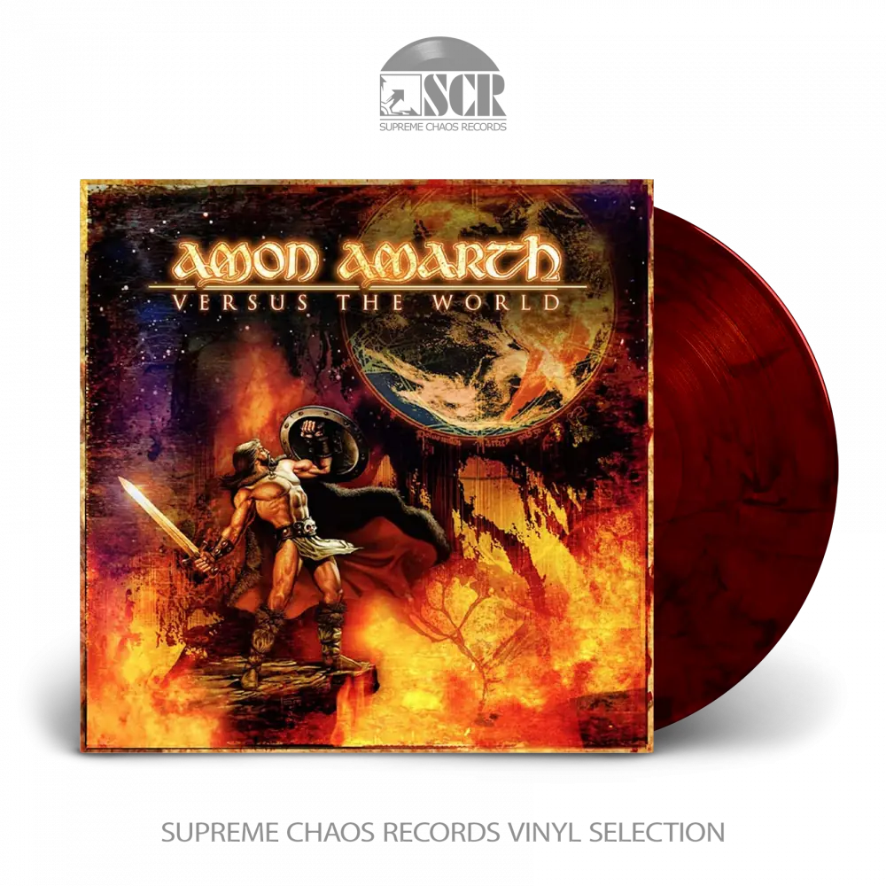 AMON AMARTH · Versus The World | CRIMSON RED MARBLED LP (Melodic Death Metal/Viking Metal Vinyl)
