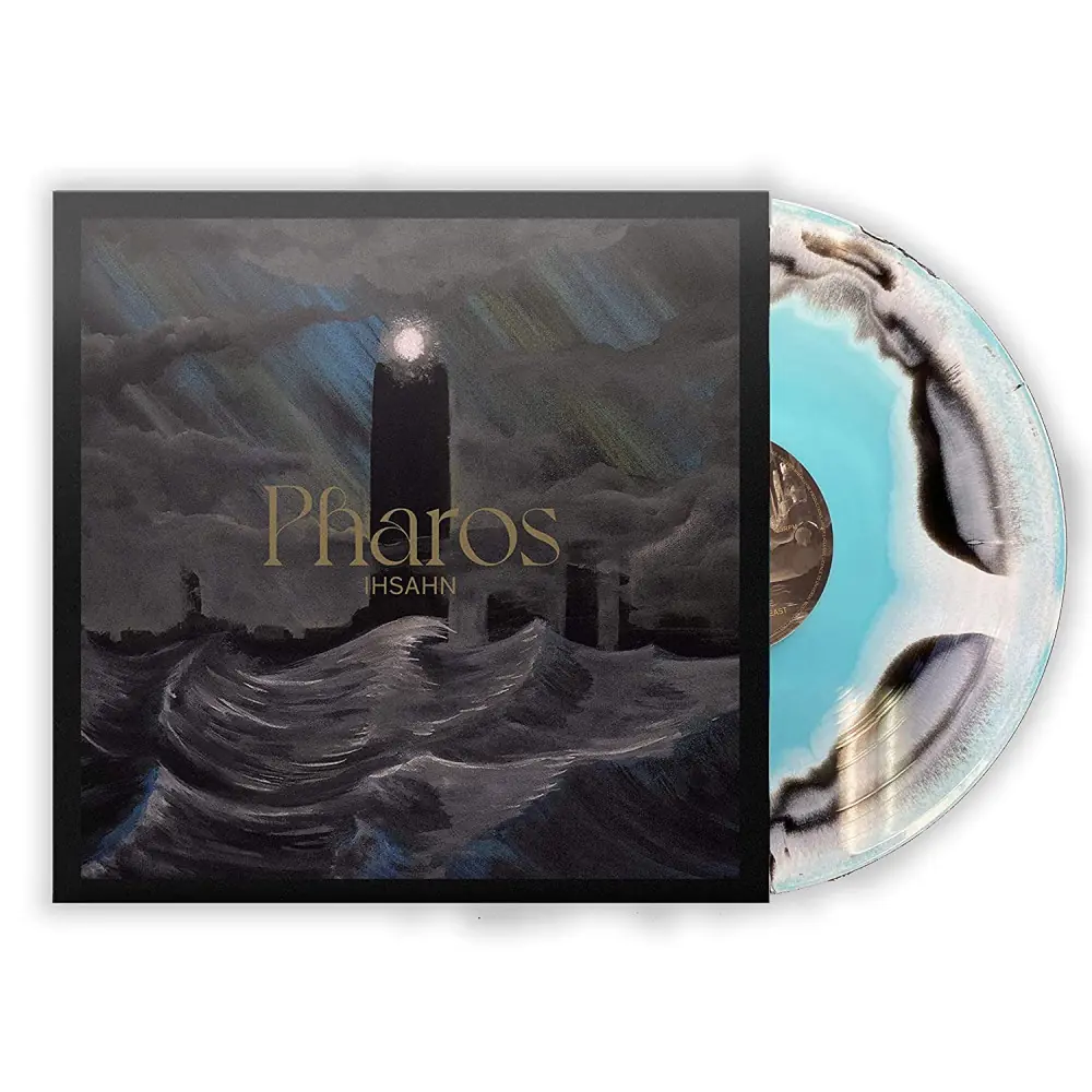 IHSAHN · Pharos | BLACK/TURQUOISE/WHITE SWIRLED LP IHSAHN · Pharos | BLACK/TURQUOISE/WHITE SWIRLED LP (Progressive Metal Vinyl)